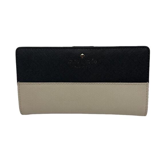 KATE SPADE New York Black and Beige Wallet - Picture 1 of 9